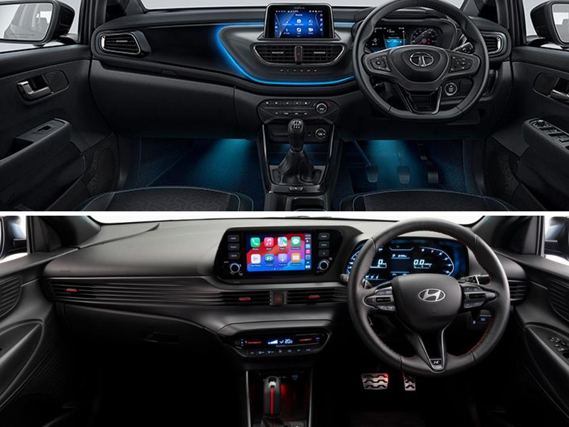 Features & Technology Tata Altroz vs Hyundai i20