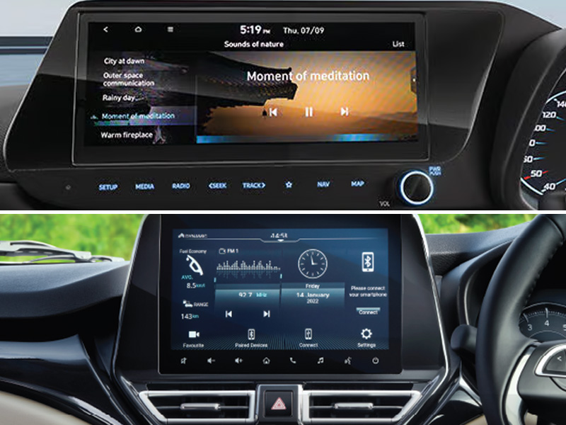 Features and Technology – Hyundai i20 vs Toyota Glanza