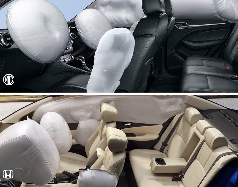 Safety: MG Astor vs Honda Elevate