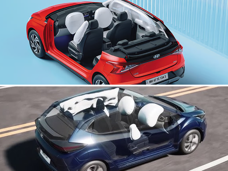 Safety Tata Altroz vs Hyundai i20