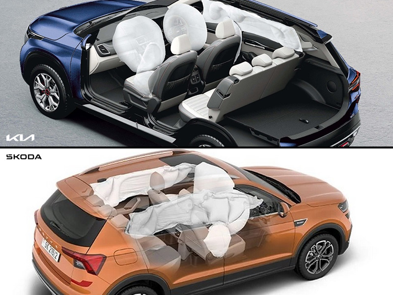 Safety and Build Quality - Kia Seltos vs Skoda Kushaq