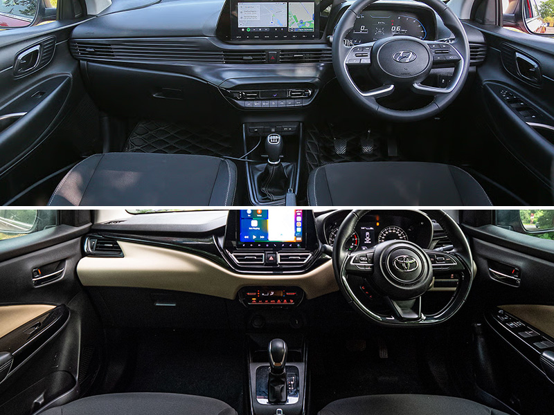 Comfort and Driving – Hyundai i20 vs Toyota Glanza