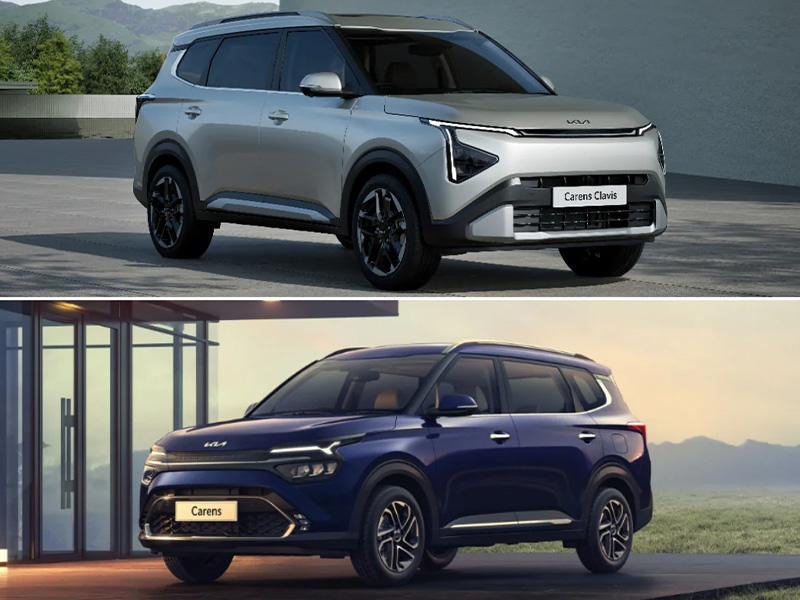 Design Kia Carens Clavis vs Kia Carens