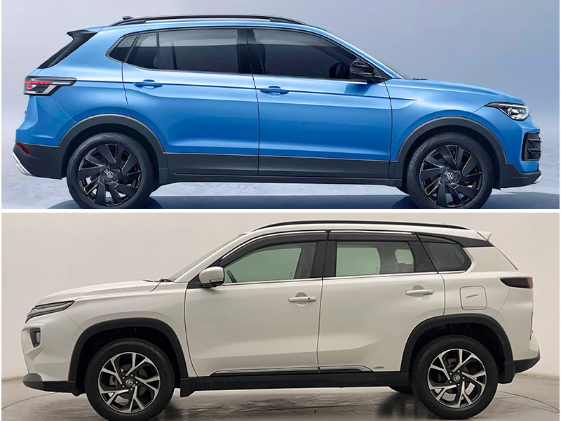 Looks and Design: Which One Turns More Heads? Toyota Hyryder vs Volkswagen Taigun