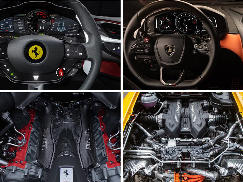 Tech Rivalry: V12 Roars and Carbon Fiber Wars