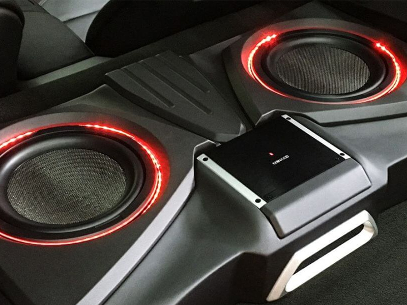 Car Amplifier with a Subwoofer