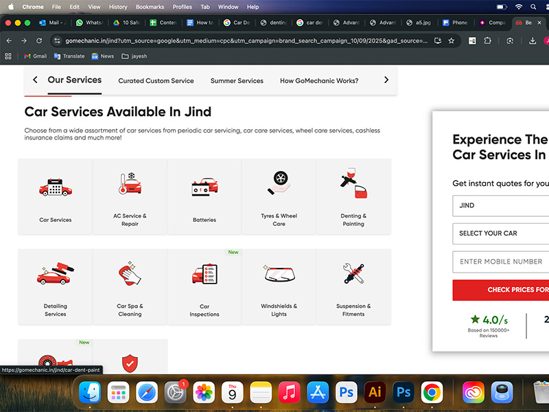 How to Book a Car Dent Service Online?