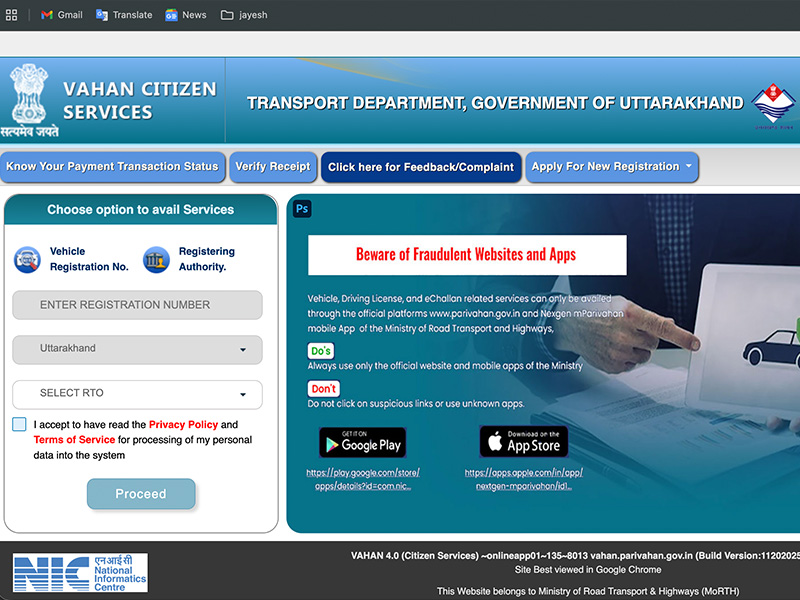 How to Pay Road Tax at the RTO in MP