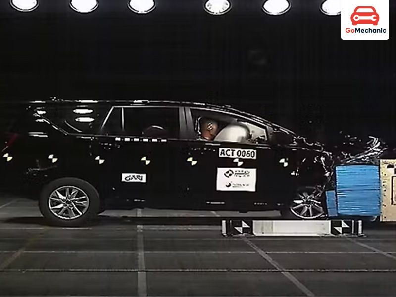 Innova Crysta Crash Test Results