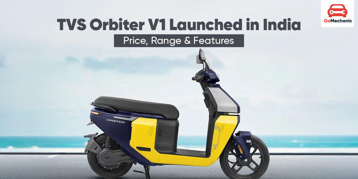 TVS Orbiter V1 Launched in India: Price, Range & Features