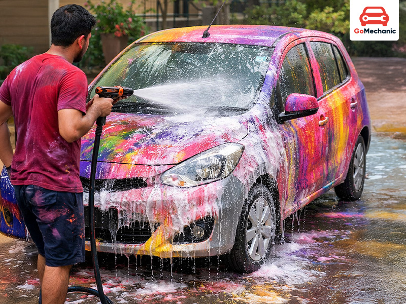 How to Wash Car After Holi