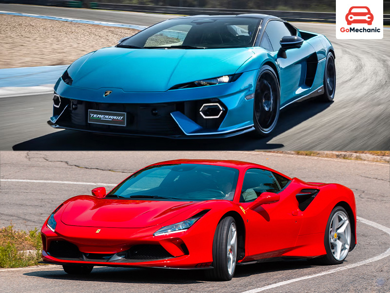 supercar with v8 engine