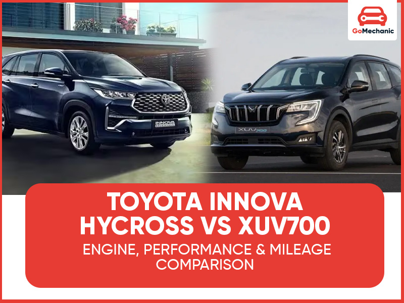 Toyota Innova Hycross vs Mahindra XUV700 engine