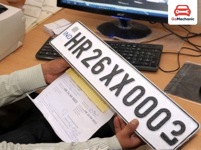 How to Get Number Plate 0003