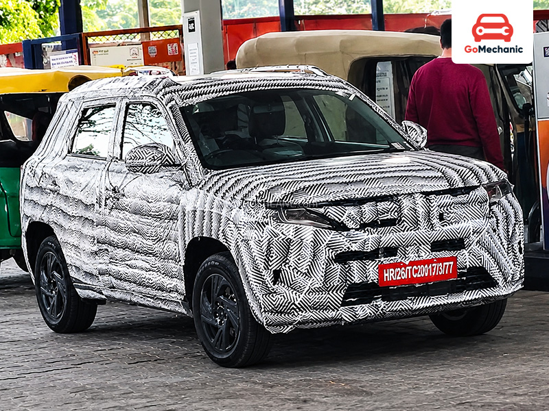 Maruti Brezza Facelift Spied 2026