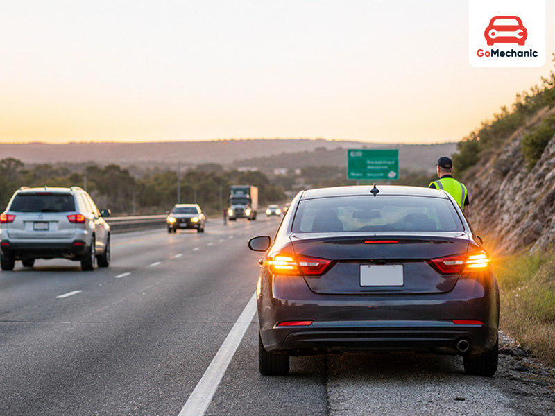Turn On Hazard Lights and Stay Visible to Other Drivers
